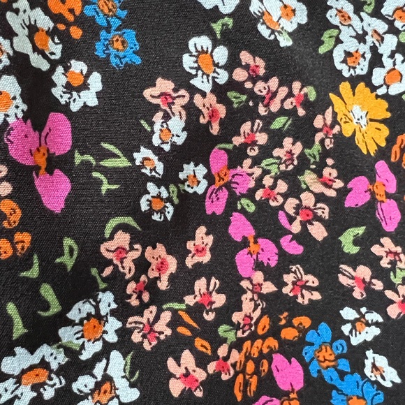 SHEIN Curve Clasi Plus Multicolor Floral Ruffle Sleeves Mini Dress in 1XL/14 USW - Picture 10 of 15